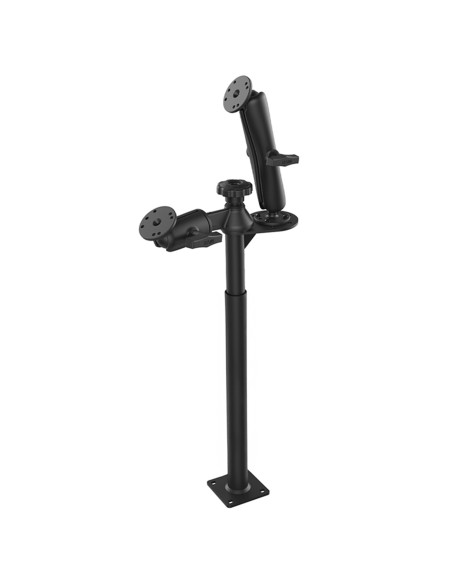 RAM® Tele-PoleT with 12" & 18" Poles and Double Ball Mount