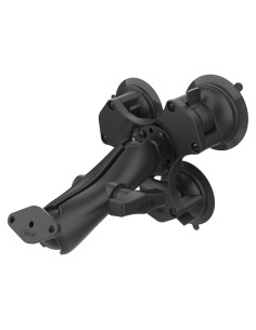 RAM® Twist-LockT Triple Suction Cup Mount with Diamond Plate