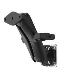 RAM® Dashboard Mount with Backing Plate & Diamond Plate - C Size Medium