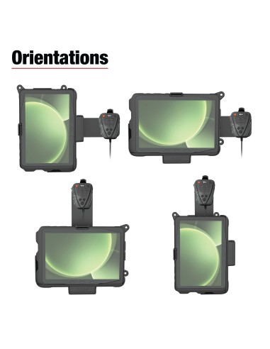 RAM® Aina PTT Voice Responder Vehicle Bundle for Samsung Tab Active4 Pro