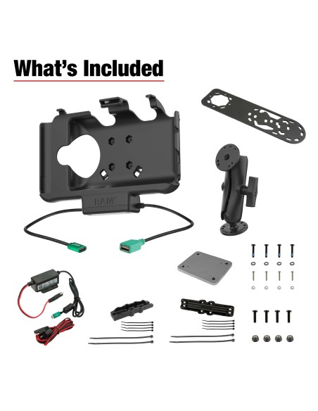 RAM® Aina PTT Voice Responder Vehicle Bundle for Samsung Tab Active5