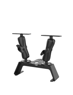 RAM® Fishfinder Deck Kit with Dual Marine Electronic Mount 2