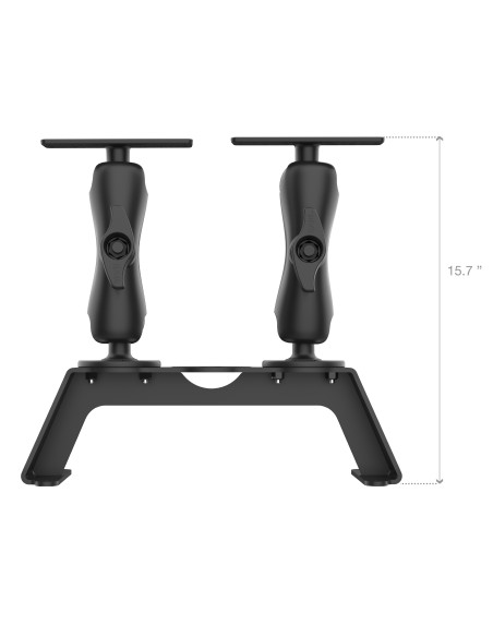 RAM® Fishfinder Deck Kit with Dual Marine Electronic Mount