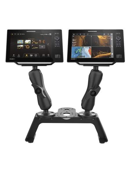 RAM® Fishfinder Deck Kit with Dual Humminbird Helix 8-10 & XPLORE Mount