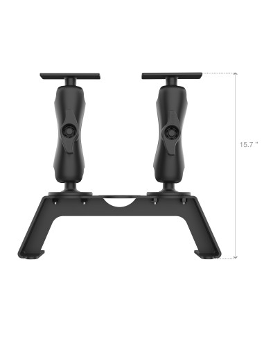 RAM® Fishfinder Deck Kit with Dual Humminbird Helix 8-10 & XPLORE Mount