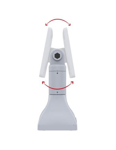 RAM® 7" Pedestal Mount with 100mm & 75mm VESA Patterns - Gray