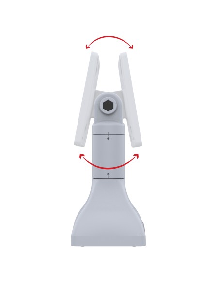 RAM® 7" Pedestal Mount with 100mm & 75mm VESA Patterns - Gray