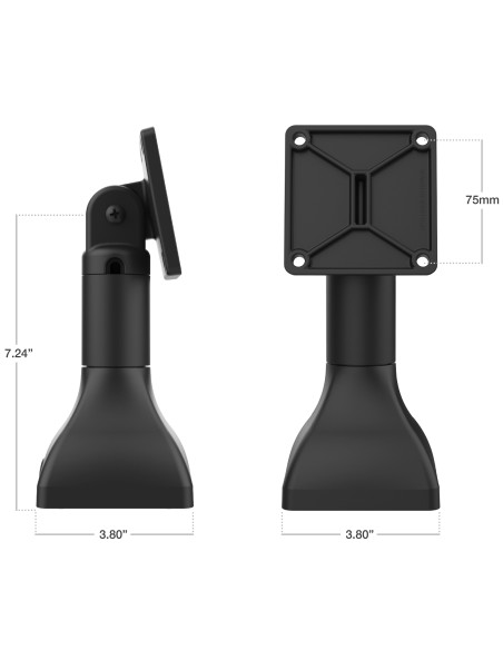 RAM® 7" Pedestal Mount with 75mm VESA Pattern
