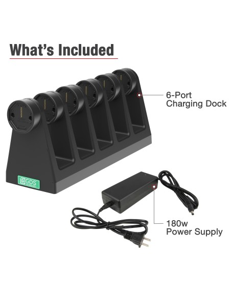 GDS® Uni-ConnT 6-Port Powered Dock for Tablets with IntelliSkin®