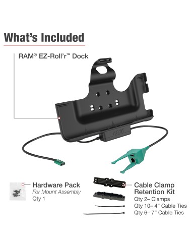 RAM® USB-C Powered Dock + USB-A & RJ45 Data for Tab Active5 Pro & 4 Pro