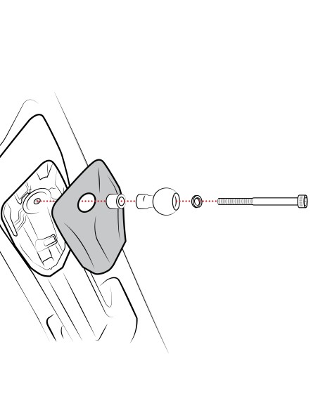 RAM® Grab Handle & A-Pillar M6 Bolt Replacement Kit with Ball Base RAM® Grab Handle & A-Pillar M6 Bolt Replacement Kit with Ball Base