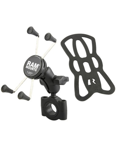 RAM® X-Grip® Large Phone Mount with TorqueT Large Rail Base - Short Arm