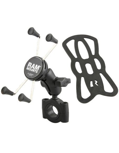 RAM® X-Grip® Large Phone Mount with TorqueT Large Rail Base - Short Arm