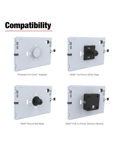 RAM® Safe-CaseT for Samsung Galaxy Tab S9 & S9 FE - Gray