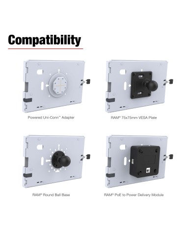 RAM® Safe-CaseT for Zebra ET4x 8" Tablet - Gray