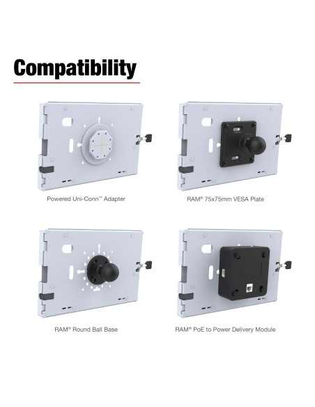 RAM® Safe-CaseT for Zebra ET4x 8" Tablet - Gray