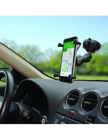 RAM® X-Grip® Large Phone Mount with Low-Profile Suction Base