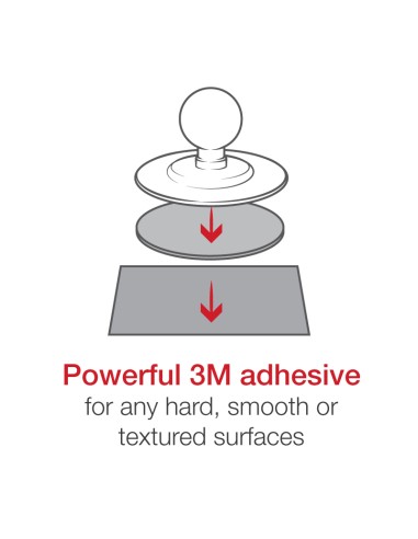 RAM® X-Grip® Large Phone Mount with Flex Adhesive Base
