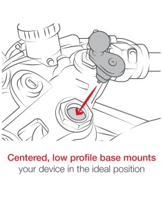 RAM® X-Grip® Large Phone Mount with Motorcycle Fork Stem Base 2