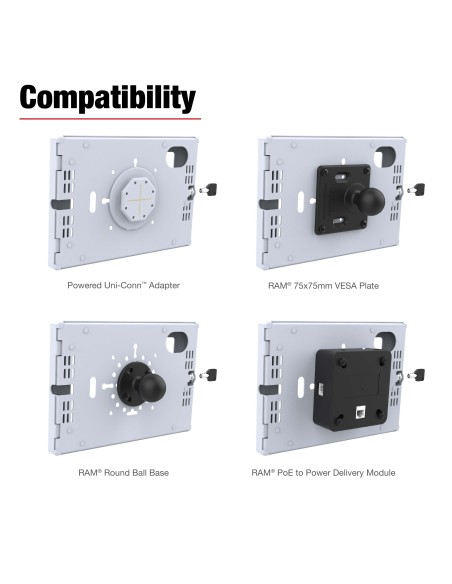 RAM® Safe-CaseT for Apple iPad mini (A17 Pro) & mini 6 - Gray