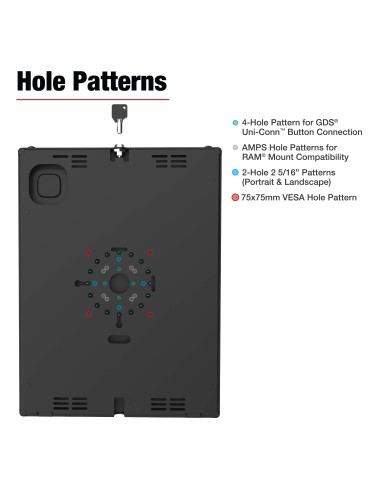 RAM® Safe-CaseT for iPad Pro 13 (M4), Air 13 (M2 & M3), & Pro 12.9