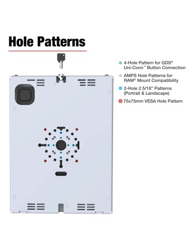 RAM® Safe-CaseT for iPad Pro 13 (M4), Air 13 (M2 & M3), & Pro 12.9 Gray