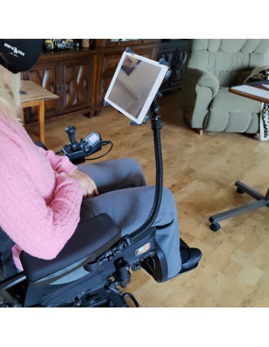RAM® Tablet Mount for Wheelchairs with Quick Release & Swivel Feature