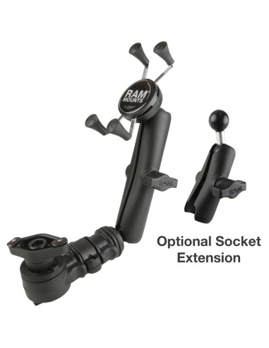 RAM® Phone Mount for Wheelchair Armrests with Quick Release & Swivel