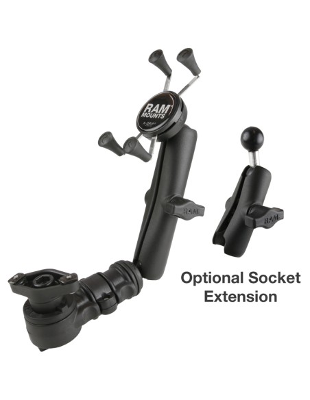 RAM® Phone Mount for Wheelchair Armrests with Quick Release & Swivel