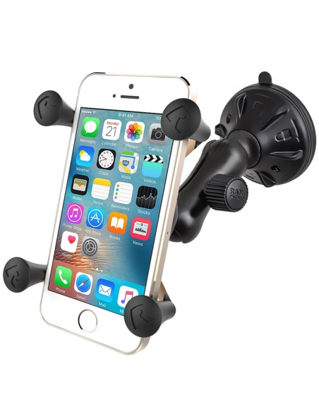 RAM® X-Grip® Phone Mount with Twist-LockT Low-Profile Suction Cup