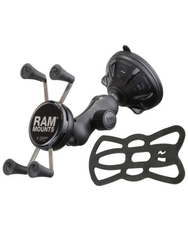 RAM® X-Grip® Phone Mount with Twist-LockT Low-Profile Suction Cup