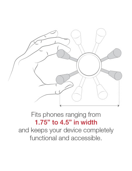 RAM® X-Grip® Large Phone Mount with RAM® Tough-WedgeT Base - Snap-Link
