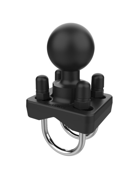 RAM® Double U-Bolt Ball Base for 1" - 1.25" Rails - C Size