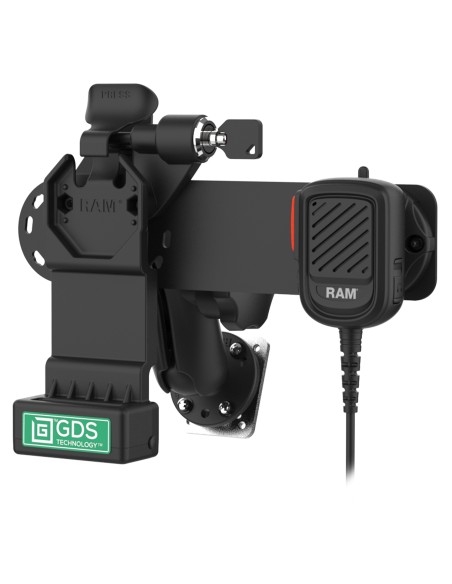 GDS® Uni-ConnT Locking PTT Remote Speaker Mic Bundle for ESChat & Zello