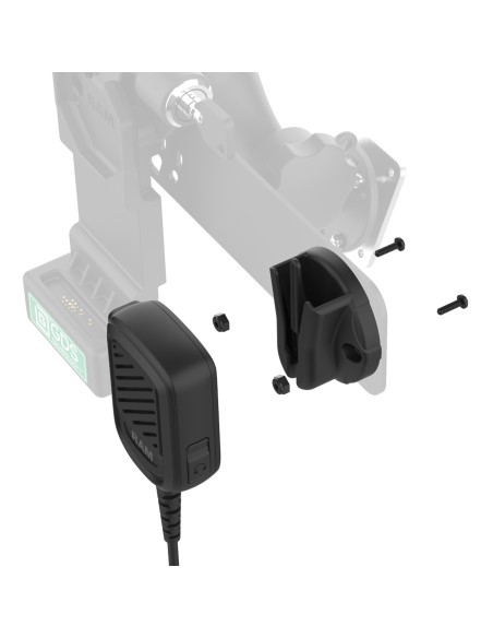 GDS® Uni-ConnT Locking PTT Remote Speaker Mic Bundle for ESChat & Zello