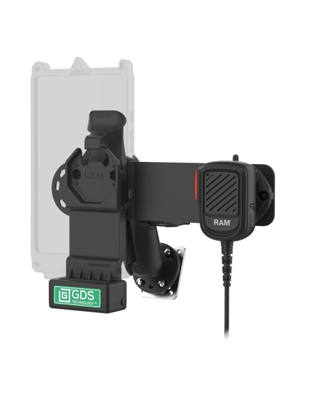 GDS® Uni-ConnT PTT Remote Speaker Mic Bundle for ESChat & Zello