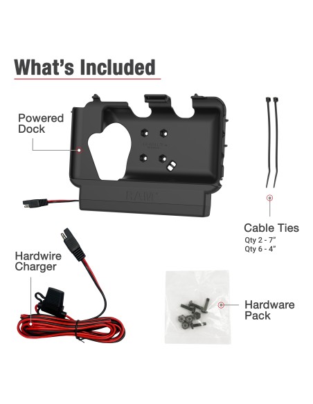 RAM® Powered Dock for Tab Active5 & 3 with Speaker Box