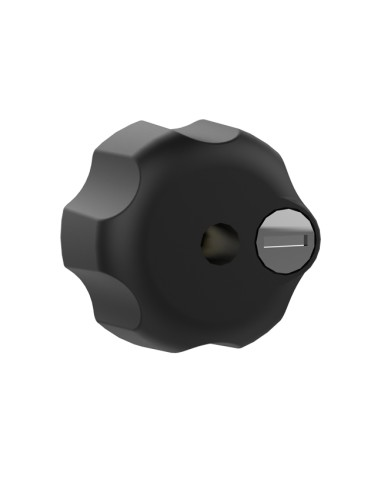 RAM® Key Lock Knob with Steel Insert for B Size Socket Arms