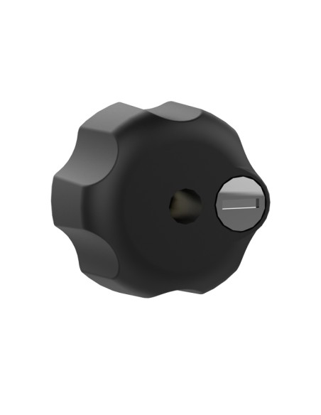 RAM® Key Lock Knob with Steel Insert for B Size Socket Arms