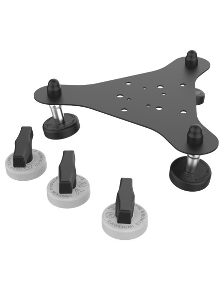 RAM® Tough-MagT 48MM 3-Point Pivoting Magnetic Mounting Base