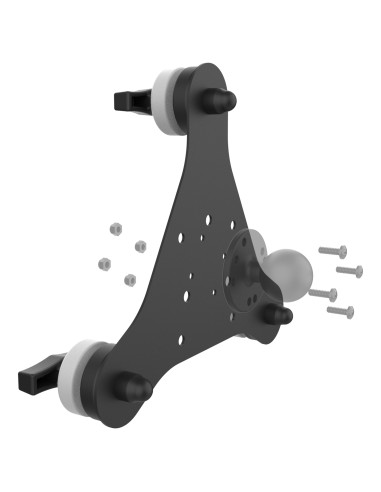 RAM® Tough-MagT 48MM 3-Point Magnetic Mounting Base