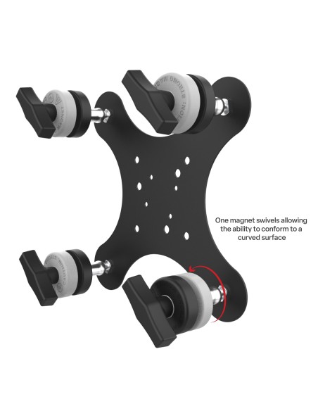 RAM® Tough-MagT 48MM 4-Point Pivoting Magnetic Mounting Base