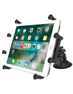 RAM® X-Grip® with Twist-LockT Pivot Suction for 9"-11" Tablets - Short