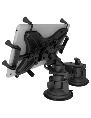 RAM® X-Grip® with Twist-LockT Pivot Suction for 9"-11" Tablets - Short