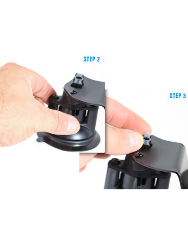 RAM® X-Grip® with Twist-LockT Pivot Suction for 9"-11" Tablets - Medium