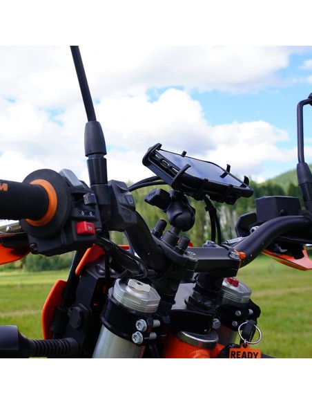 RAM® Handlebar U-Bolt Base for Rails 0.5" to 1.25" in Diameter - B Size