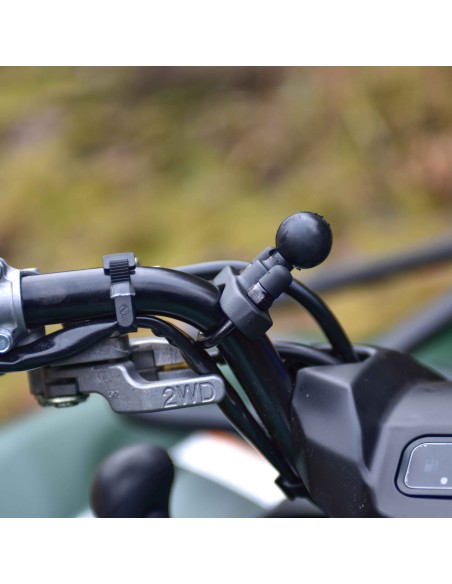 RAM® Handlebar U-Bolt Base for Rails 0.5" to 1.25" in Diameter - B Size