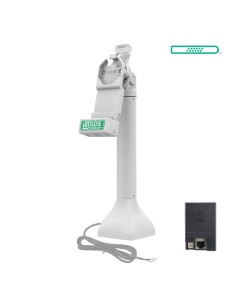 GDS® Uni-ConnT 14" Pedestal Dock with PoE - Gray