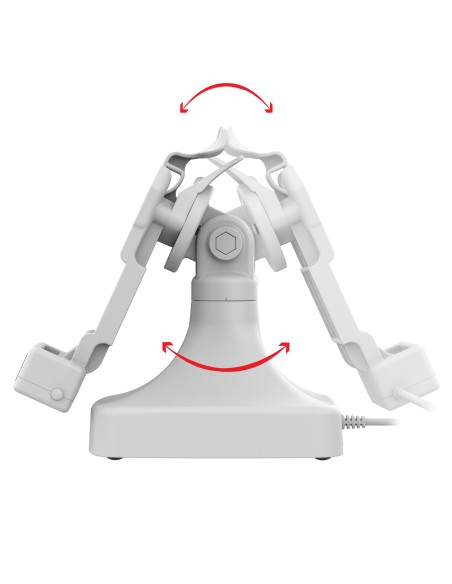 GDS® Uni-ConnT Tilt & Swivel Dock with PoE + Data - Gray GDS® Uni-ConnT Tilt & Swivel Dock with PoE + Data - Gray
