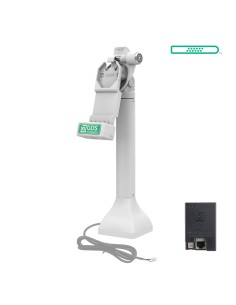 GDS® Uni-ConnT 14" Locking Pedestal Dock with PoE - Gray